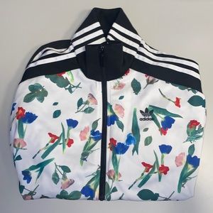 Adidas slightly cropped zip up